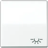 Jung Wippe AS591LWW mit Symbol Licht von Jung