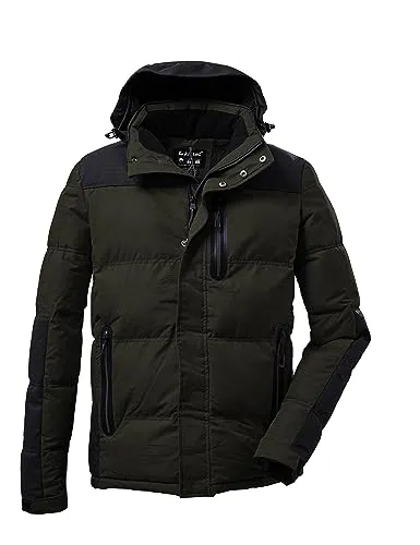 killtec Herren Kow 152 Mn Qltd Jckt Steppjacke - Funktionsjacke mit abzippbarer Kapuze, 10.000 mm Wassersäule, wasser- und windabweisend, atmungsaktiv und umweltfreundlich dank PFC-freiem Material.