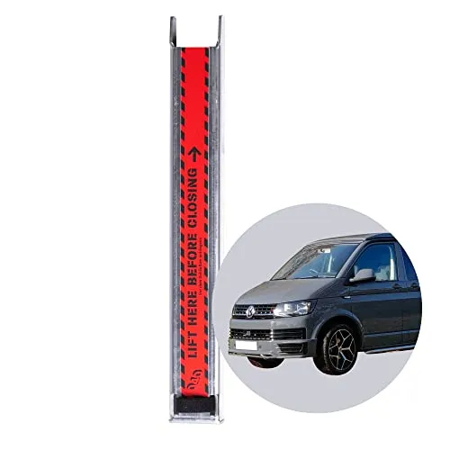 Parts Verbesserter Heckklappenaufsteller für VW T5, T6, T7 - LKW-Ladeflächen & Heckklappen: Sicherer Halt der Heckklappe beim Beladen, kinderleichte Montage ohne Werkzeug und kompatibel mit Dämpferdurchmesser bis 31mm.