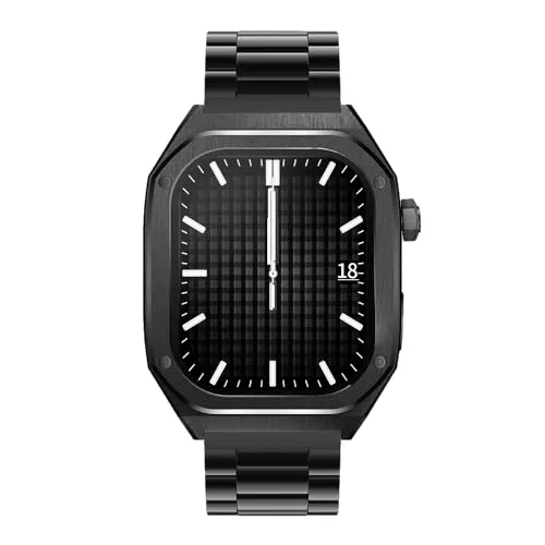 Maxcom Smartwatch FW65 IRON S - IP68, 1,95 Zoll AMOLED-Display, Graphit-Schwarz - Smartwatch mit IP68-Wasserresistenz und über 70 Sportmodi, 1,95 Zoll AMOLED-Display für lebendige Farben und elegantes Design mit 2.5D-Glas.