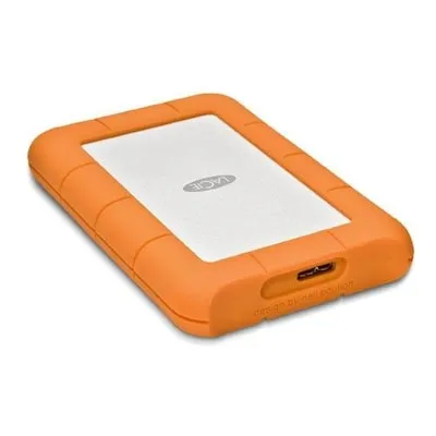 LaCie Rugged Mini 2,5 4TB USB 3.2 Gen 1 - Stoßfest, wasserdicht und druckfest, ideal für maximale Datensicherheit und schnelle Datenübertragung