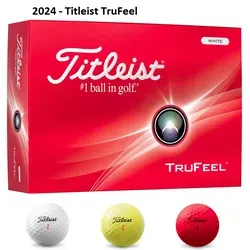 Titleist TruFeel Golfbälle – Weich und präzise für jeden Golfer (12/24/48 Stück)