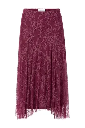 rich&royal Midirock Ruby Glow Spitze 2506-650, Größe:S in rot von Rich & Royal