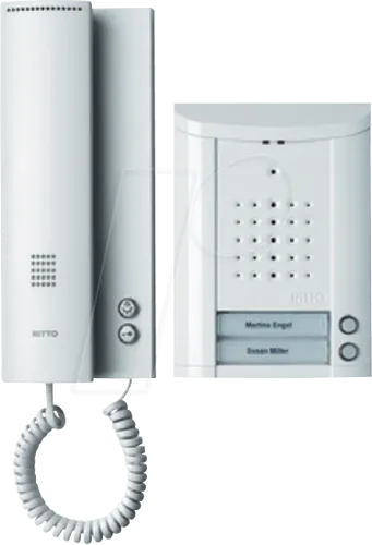Schneider Electric 2 Familien TürSprechanlagenSet weiss von Ritto