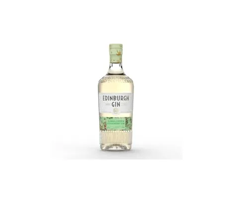Edinburgh Gooseberry & Elderflower Gin | Botanical Gin | Blumige Noten | Gooseberry, Holunderblüten und Wacholder | 700ml | 40% vol.
