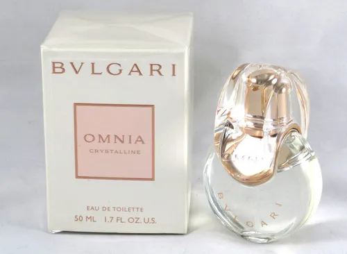 Bvlgari Omnia Crystalline Eau de Toilette Spray 50 ml - Damendüfte mit fruchtiger Kopfnote und floraler Herznote, inspiriert von der Reinheit eines Kristalls – für einen frischen, femininen Duft.