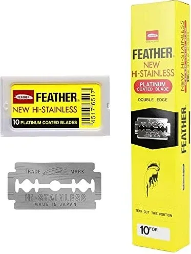 Feather Double Egde blades 10 Stück