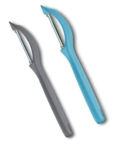 Victorinox Swiss Classic Universalschäler 2-TLG. Karibikblau/Cool Grey