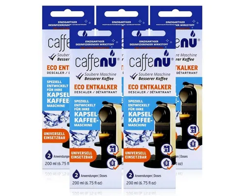 caffenu Caffenu Eco Entkalker 200ml - Speziell für Kapsel-Kaffee-Maschinen (5e Entkalker
