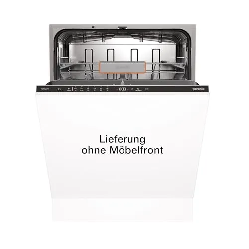 Gorenje GV642C65 Vollintegrierter Geschirrspüler - 60 cm breiter Geschirrspüler für 14 Maßgedecke, mit Startzeitvorwahl und AquaStop für maximale Sicherheit und Energieeffizienz.