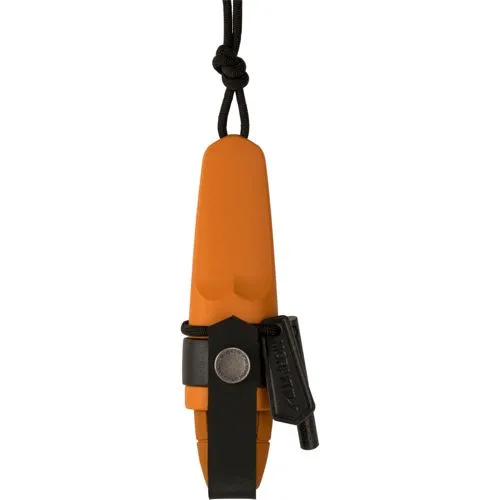 Morakniv Eldris Burnt Orange mit Fire Starter - Kompaktes Jagdmesser mit praktischer Feuerstarter-Funktion, ideal für Outdoor-Abenteuer und Notfallsituationen.