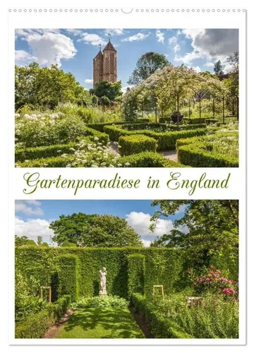 Christian Müringer | Gartenparadiese in England (Wandkalender 2026 DIN A2...