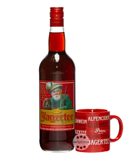 Prinz Jagertee Kräuter mit Tasse