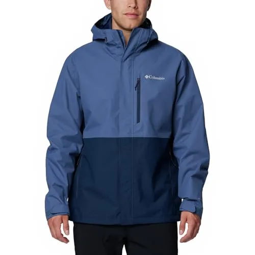 Columbia Hikebound™ II Jacke Blau XL - Übergangsjacke für Herren mit wasserdichter Omni-Tech™ Technologie, atmungsaktiv und ideal für Regenwanderungen. Verstellbare Bündchen und Kapuze bieten zusätzlichen Schutz.