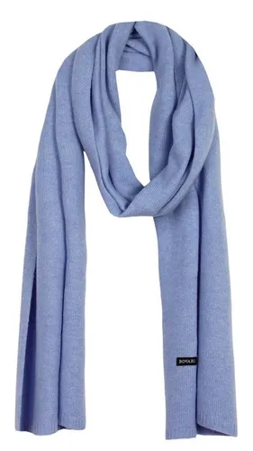 Bovari 100% Kaschmir Schal - Kuschelweicher Strick-Schal in Premium Qualität (Hell-Blau) - Herren-Schals aus 100% Kaschmir, luxuriös weich und warm, ideal für Herbst und Winter, sorgt für besten Tragekomfort.
