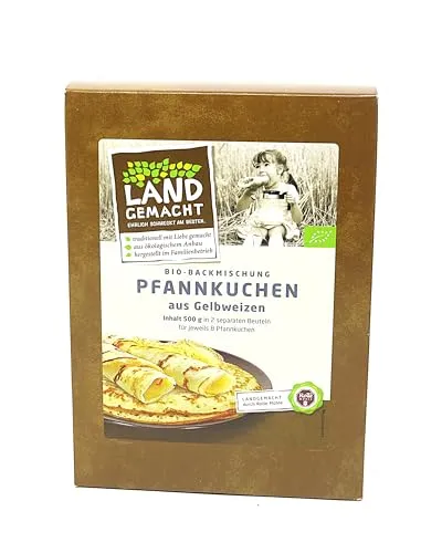 „Landgemacht“ Bio Gelbweizen Pfannkuchen 500g - Rolle Mühle von Madavanilla
