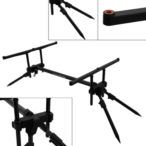 MIKADO STARTER POD 3 Rod Pod variabler Rutenhalter Rutenständer für 3 Ruten