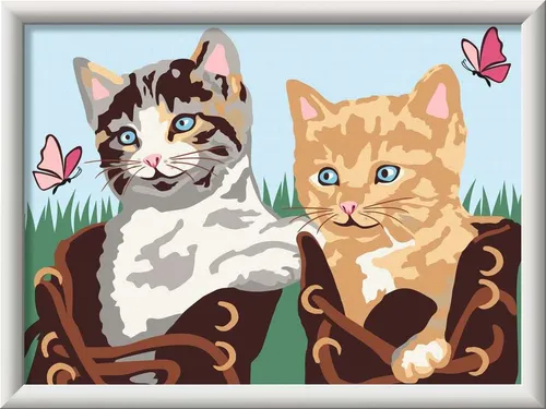 Ravensburger 23955 Kätzchen in Stiefeln Malen nach Zahlen