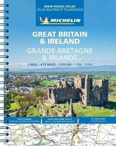 Michelin Great Britain & Ireland Main Roads Atlas (A4-Spiral, Eng (Spiral Bound)