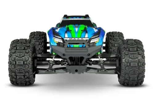 Traxxas MAXX Wide Grün 1:10 - Monstertruck mit 4WD und 100 km/h - RC-Modellauto mit extremer Power und Standfestigkeit, perfekt für rasante Fahrten und Abenteuer im Gelände.
