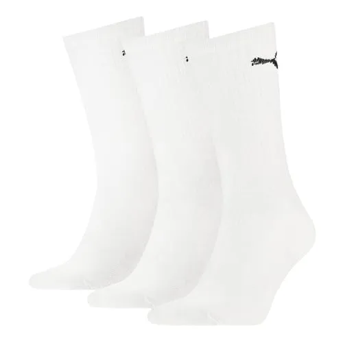 PUMA Sportsocken UNISEX LIGHT CREW SOCK (3-Paar) Mit flacher Zehennaht