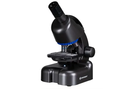 BRESSER JUNIOR Mikroskop CM-04 - 100x-900x für Kinder - Mikroskop für Kinder ab 6 Jahren mit variabler Vergrößerung von 100x bis 900x. Entdecke die Mikrowelt mit dimmbarem LED-Durchlicht und umfangreichem Zubehör für spannende Experimente!