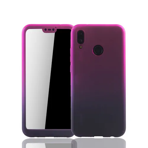 Produktbild Handyhülle Schutz Case für Huawei P20 Lite Full Cover Displayschutz 360 Violett