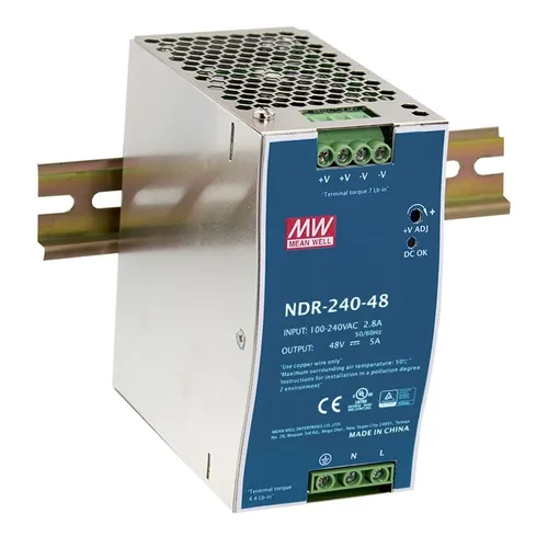 Produktbild MEAN WELL NDR-240-24 DIN Rail Power Supply