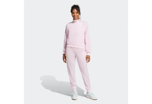 adidas Sportswear Trainingsanzug W FEELCOZY TS (2-tlg) rosa M - Trainingsbekleidung für Damen, aus 100% Polyester, sportlich und bequem, ideal für Laufen und Fitness.