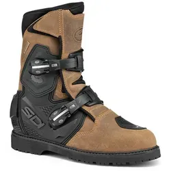 Sidi Adventure 2 Mid Kurzstiefel - Hellbraun/Schwarz - 42 EU - Motorradstiefel mit wasserdichter und atmungsaktiver Gore-Tex-Membran für optimalen Komfort und Sicherheit in jedem Gelände und Wetter.