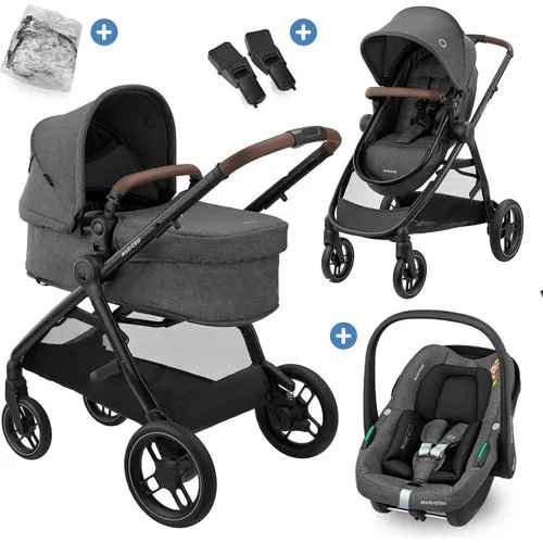 MAXI COSI Kombikinderwagen Zelia S Trio Dark Grey