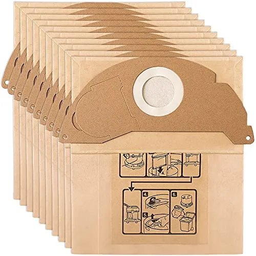 stück Staubsaugerbeutel für Kärcher WD2 MV2 WD 2.200 WD2250 A2004 A2054 A2099 6.904-322.0 10