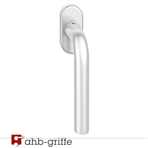 Produktbild FSB Fenstergriff 1075 Alu natur Rasterung oval 24-38 mm Fensterolive