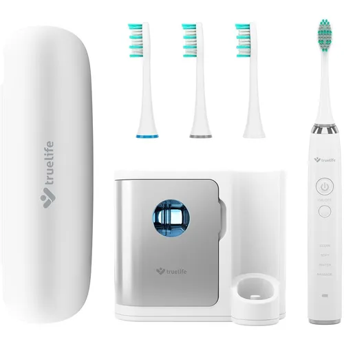 TrueLife SonicBrush UV - Schallzahnbürste - Elektrische Zahnbürsten mit SonicTrue®-Technologie, 4 Reinigungsmodi und UV-Sterilisator für maximale Hygiene und effektive Plaque-Entfernung.