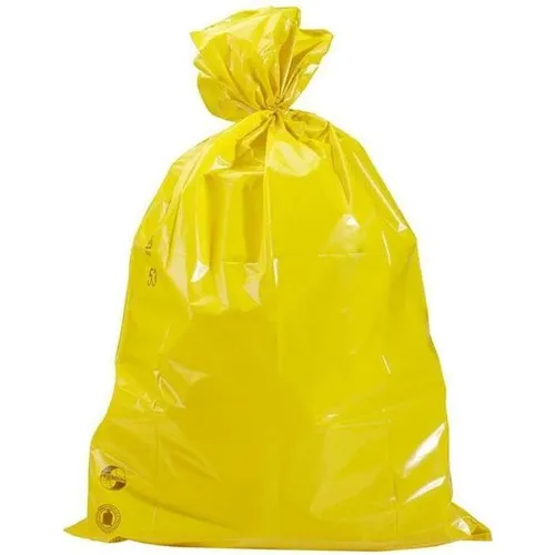 Müllsäcke, 700 x 1100 mm, Inhalt 120 l, gelb in gelb von Transpak