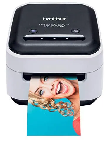 Brother VC-500WCR - Fotodrucker mit 313 dpi, ideal für kreative Etiketten und personalisierte Drucke