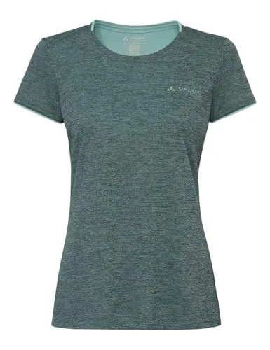 Vaude Damen Essential T-Shirt M – Grün - Leichtes, schnelltrocknendes Damen-T-Shirt im Regular-Fit, ideal für Bergwanderungen und sorgt für angenehmen Tragekomfort bei jedem Abenteuer.