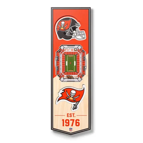 Tampa Bay Buccaneers NFL 3D Stadium Banner von YouTheFan!