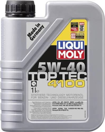 Liqui Moly Top Tec 4100 5W-40 Motoröl 1 Liter