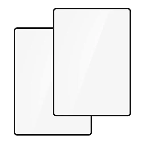 milaosk Vergröserung Leselupen Vergrößerungsglas für ganze Seiten Fresnel Lens Lupe 3X (300%) für Senioren und zum Lesen, Schmuck, Bücher, Landkarten(2 Stück, 4.70