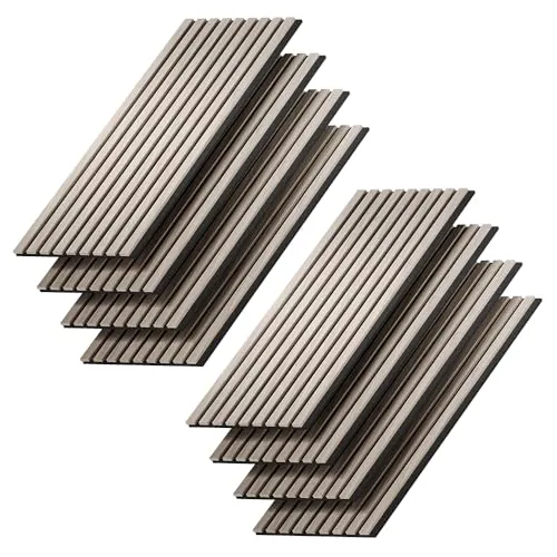 Vicco Akustikpaneele Wandpaneele, Braun, 8 Stück - Verbessern Sie den Klang in Ihrem Raum mit diesen hochwertigen Akustikpaneelen. Einfache Installation, ideal für Zuhause oder Büro. Die Paneele bieten Schallschutz und Wärmedämmung für mehr Komfort und Ruhe.