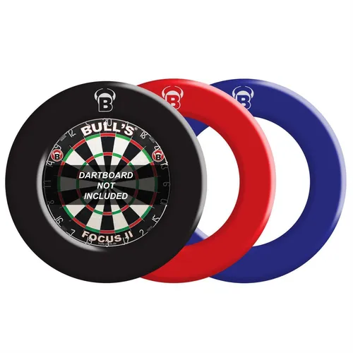 BULLS Dartboard Pro Dart Board Surround 1tlg. - Dartboard Surround aus PU-Material, schützt Wände und Darts, passt perfekt auf Bristle Dartboards, ideal für ungeübte Spieler mit 12 cm Breite für optimalen Schutz.