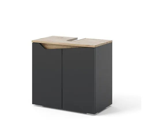 Vicco Waschbeckenunterschrank Marelle, Anthrazit in grau von Vicco