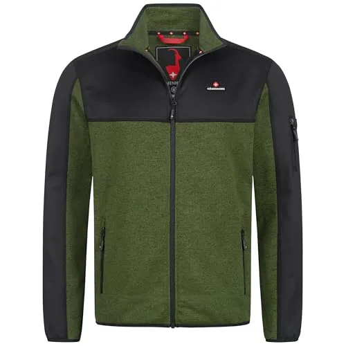Höhenhorn Naurun Herren Fleecejacke Hybridjacke Grün Gr. S