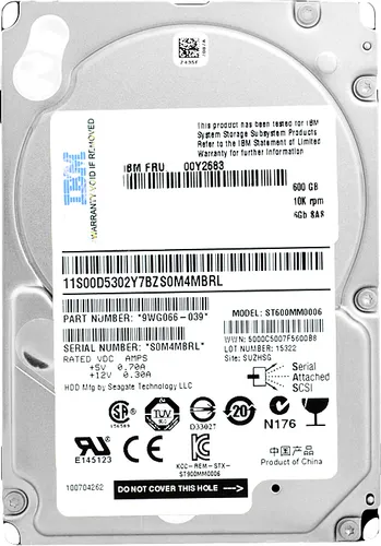 Festplatte IBM 00Y2683 600GB 10 000 RPM ST600MM0006 SAS II 2.5