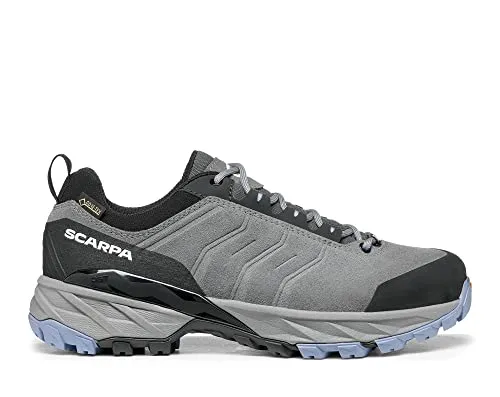 Scarpa Rush Trail GTX Wmn smoke/provence (615) 40,5 - Damen Wanderschuhe mit wasserdichter GTX-Membran und innovativer IKS-Technologie für optimalen Komfort und Schutz auf Wanderungen.