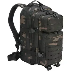Brandit US Cooper Lasercut Medium Back – darkcamo, Größe: OS - Rucksack mit innovativem Lasercut MOLLE-System, verstellbarem Brust- und Hüftgurt, ideal für Outdoor-Abenteuer und Reisen.