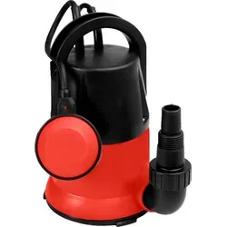Grafner Flachsauger Tauchpumpe 400 Watt - Wasserpumpen: Flachsaugende Tauchpumpe mit 400 Watt, saugt bis auf 1mm und fördert bis zu 7000 l/h – ideal zum schnellen Entwässern von Kellern und Pools.