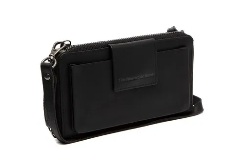 The Chesterfield Brand Handytasche Taipei, Black - Elegante Rindsleder Umhängetasche - Umhängetaschen aus 100% Rindsleder, stilvolles unifarbenes Design, perfekt für die tägliche Nutzung und schützt Ihr Handy zuverlässig.
