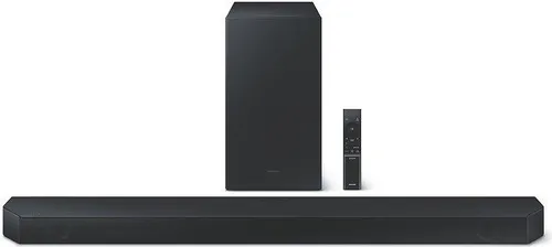 Samsung HW-Q64B (2022) - 3.1-Kanal Soundbar mit Wireless Subwoofer, adaptive Soundtechnologie für kristallklare Dialoge und beeindruckendes Gaming-Erlebnis